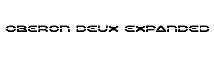 Oberon Deux Expanded  フリーフォントのダウンロード