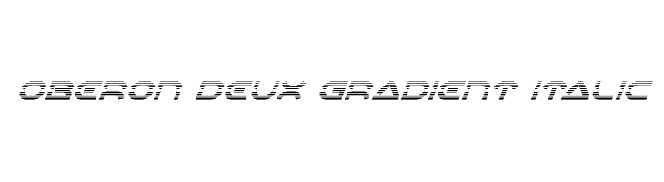 Oberon Deux Gradient Italic  नि: शुल्क फ़ॉन्ट्स डाउनलोड