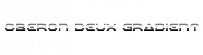Oberon Deux Gradient  Fuentes Gratis Descargar