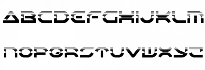 Oberon Deux Halftone フォント 小文字
