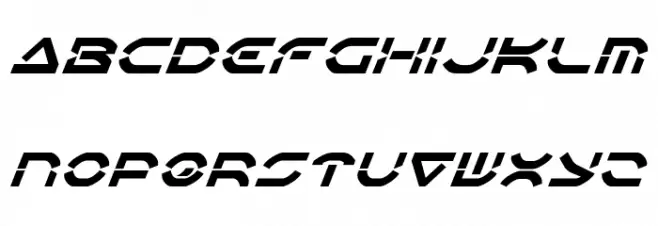 Oberon Deux Italic Polices MAJUSCULES