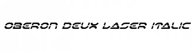 Oberon Deux Laser Italic  تنزيل الخطوط