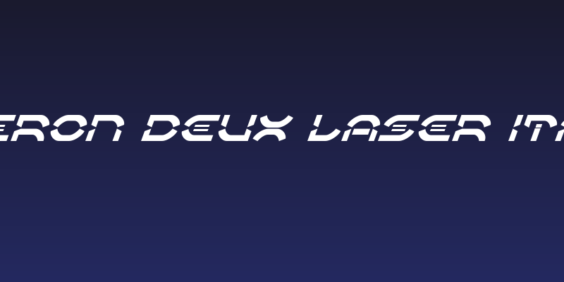 Oberon Deux Laser Italic Social Header
