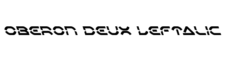 Oberon Deux Leftalic  नि: शुल्क फ़ॉन्ट्स डाउनलोड