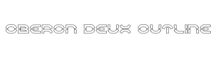 Oberon Deux Outline  免费字体下载