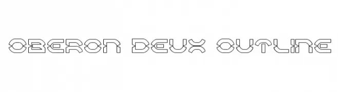 Oberon Deux Outline  Fuentes Gratis Descargar