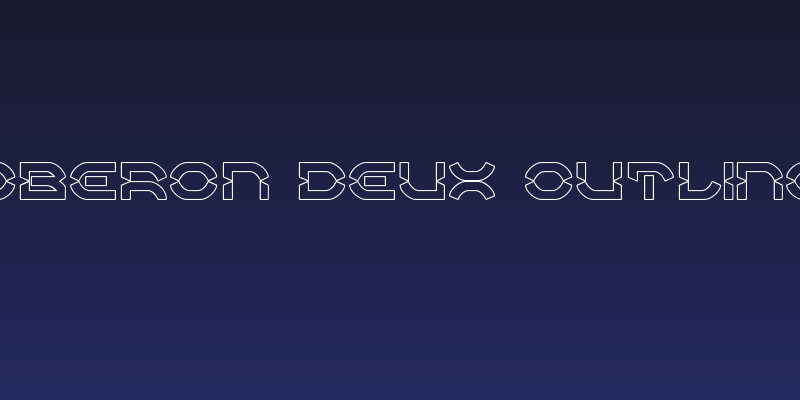 Oberon Deux Outline Social Header