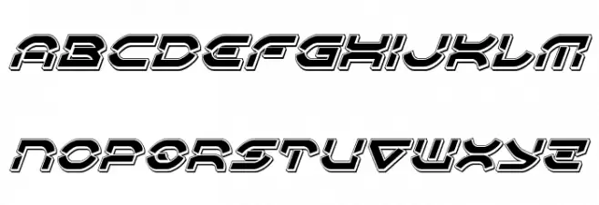 Oberon Deux Punch Italic Font Litere mari