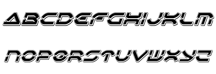 Oberon Deux Punch Italic Font LOWERCASE
