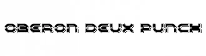 Oberon Deux Punch  Fuentes Gratis Descargar