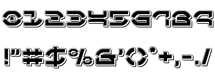 Oberon Deux Punch Font OTHER CHARS