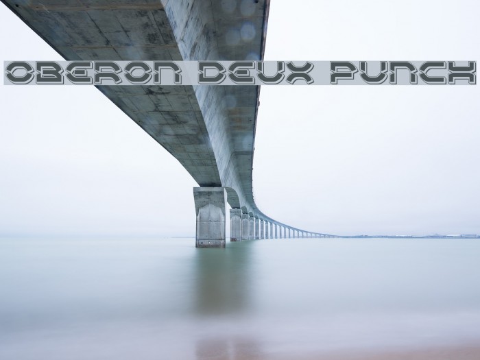 Oberon Deux Punch Font examples