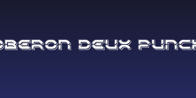 Oberon Deux Punch Social Header