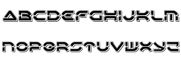 Oberon Deux Punch Font LOWERCASE