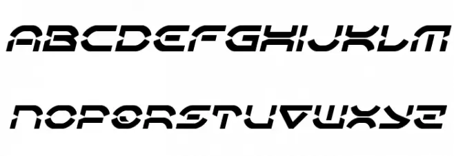 Oberon Deux Semi-Italic Schriftart Groß