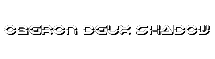 Oberon Deux Shadow  Скачать бесплатные шрифты