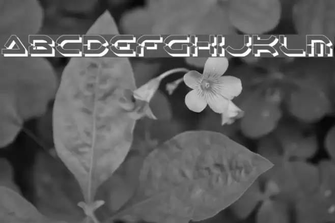 Oberon Deux Shadow Font examples