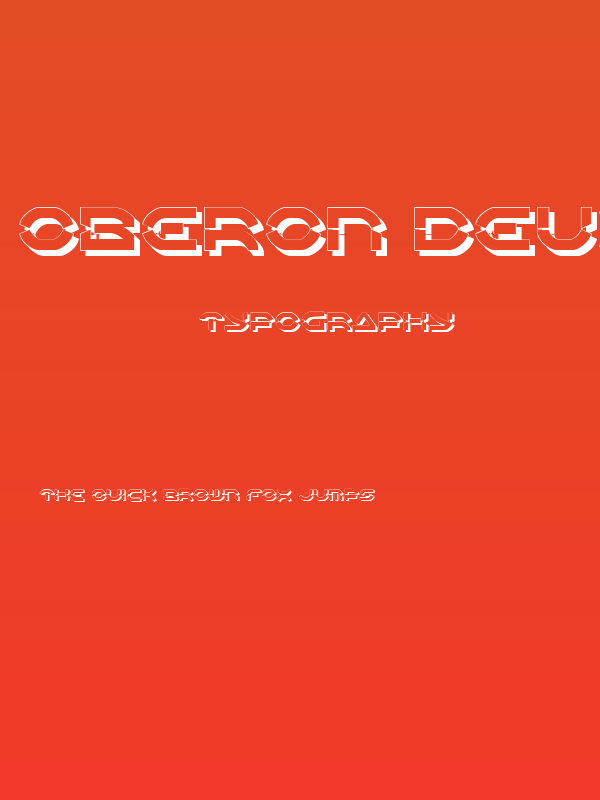 Oberon Deux Shadow Poster