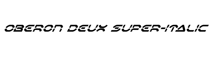 Oberon Deux Super-Italic  Скачать бесплатные шрифты