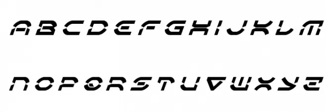 Oberon Deux Title Italic Font Litere mari