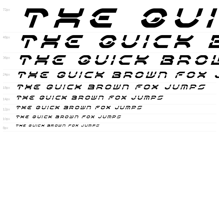 Oberon Deux Title Italic Waterfall