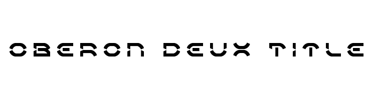 Oberon Deux Title  font caratteri gratis