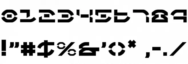 Oberon Deux Font OTHER CHARS