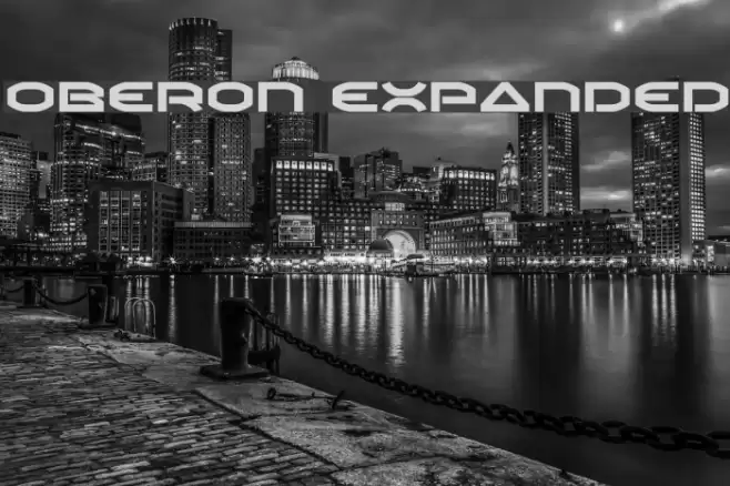 Oberon Expanded Font examples