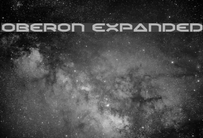 Oberon Expanded Font examples