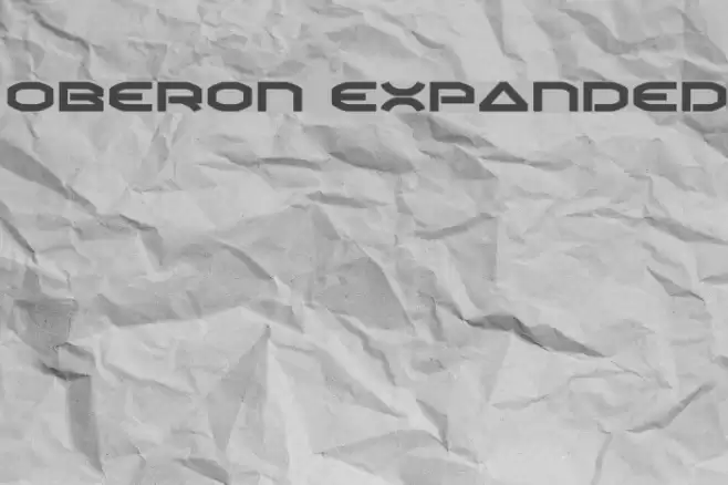 Oberon Expanded Font examples