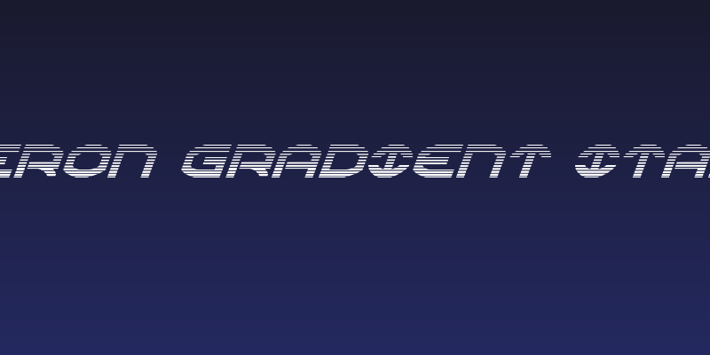 Oberon Gradient Italic Social Header