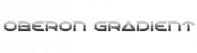 Oberon Gradient  नि: शुल्क फ़ॉन्ट्स डाउनलोड