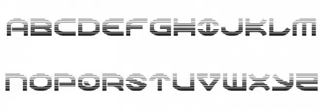 Oberon Gradient Polices MAJUSCULES
