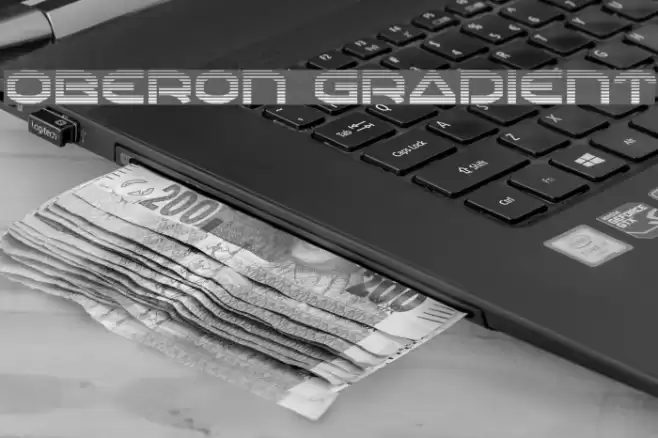 Oberon Gradient Font examples