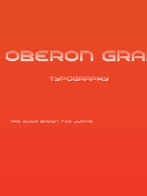 Oberon Gradient Poster