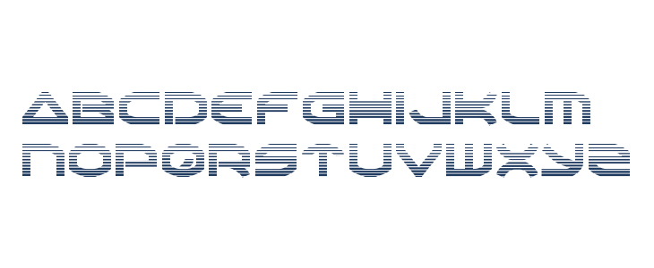 Oberon Gradient Lowercase