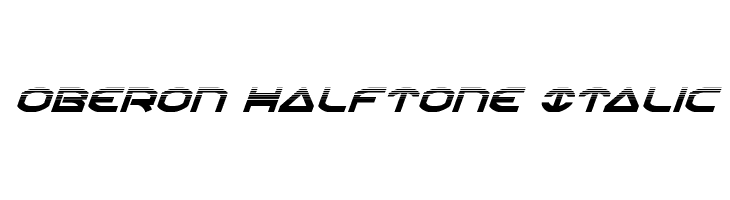 Oberon Halftone Italic  नि: शुल्क फ़ॉन्ट्स डाउनलोड
