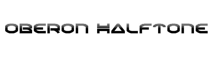 Oberon Halftone  font caratteri gratis