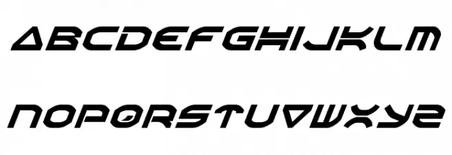 Oberon Italic Schriftart Groß