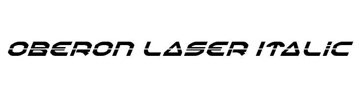 Oberon Laser Italic  フリーフォントのダウンロード
