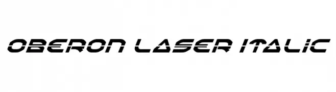 Oberon Laser Italic  Free Fonts Download