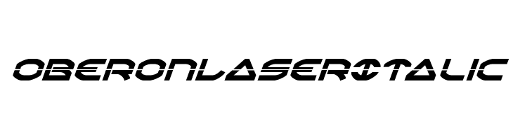 Oberon Laser Italic  baixar fontes gratis