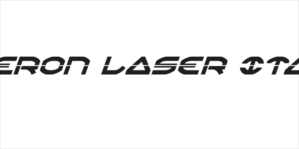 Oberon Laser Italic Logo