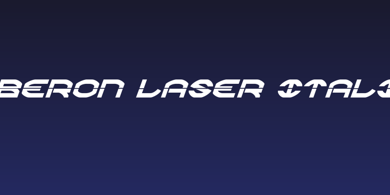 Oberon Laser Italic Social Header