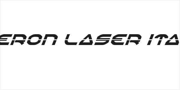 Oberon Laser Italic Logo