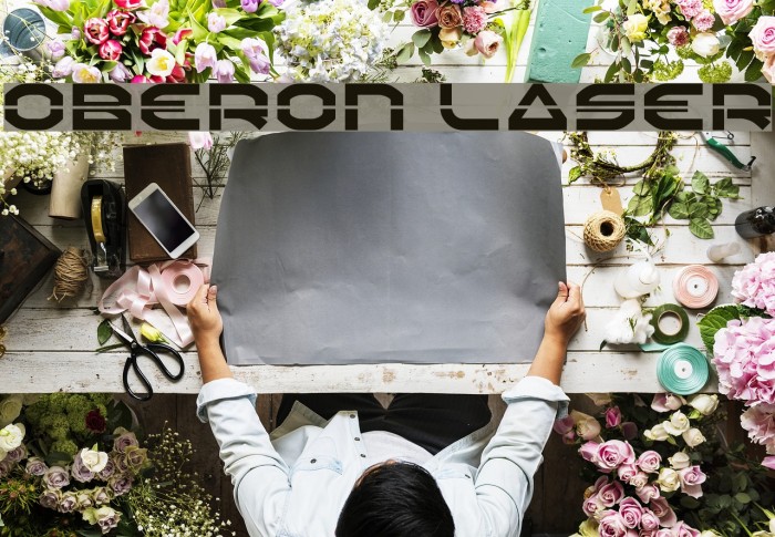 Oberon Laser Font examples