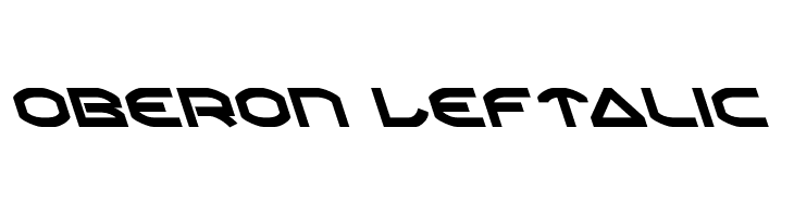 Oberon Leftalic  Free Fonts Download