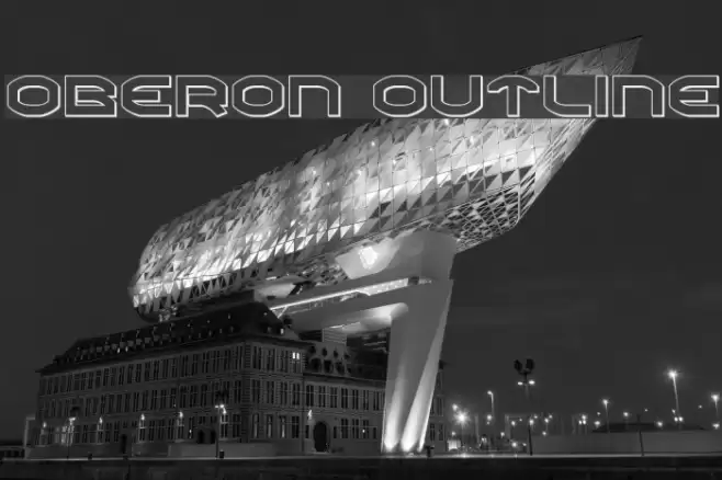 Oberon Outline Font examples