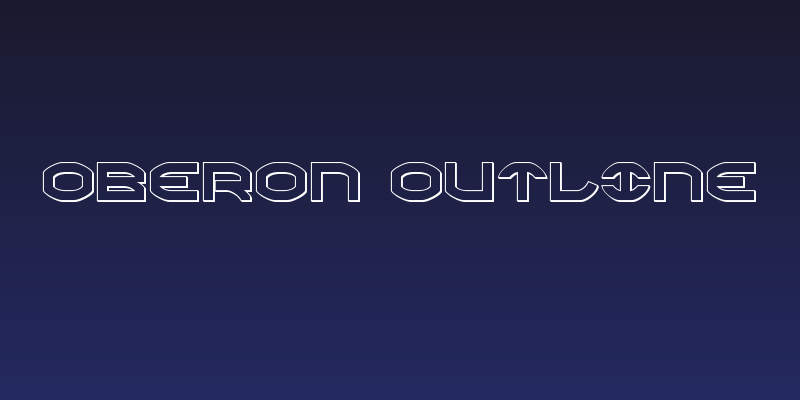 Oberon Outline Social Header