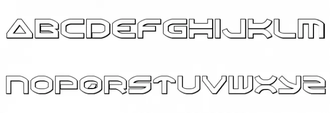 Oberon Outline 字体 小写